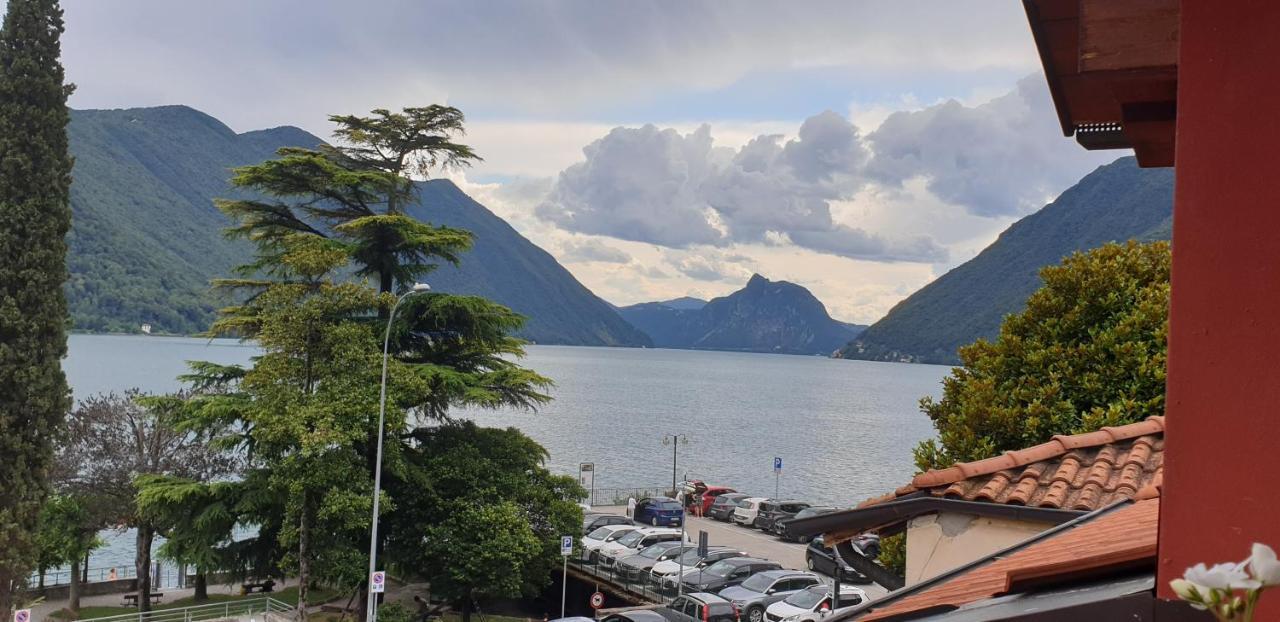 Caffe Del Viaggiatore Valsolda Bagian luar foto